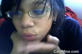 Geeky Black Cam Girl