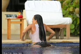 Kim Kardashian Goes Topless on Her Honeymoon in Mexico! - (June 19, 2014) (HD)