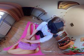 Vr 360° Gf Does A Relaxing Massage With Electric Massager  Tutoria