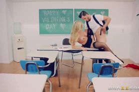 Bigtitsatschool Brandi Love Desperate For V Day Cock