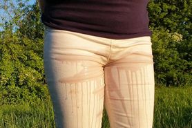 Alice - Totally Soaking My White Jeans At Sunset In Nature :3