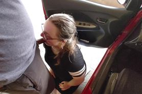 PAWG Submissive Wife Gets A MASSIVE Public Facial  Fetlife Parking Garage BJ