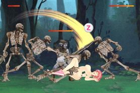 Fighting Girl Sakura Gameplay: Stage 8 FINAL (Ryona)