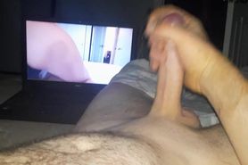 Watching porn Riley Reid huge cumshot