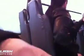 Cock Flash On Bus