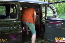 FAKEhub Originals Fake Taxi to Fake Hostel Squirting orgasms & big boobs threesome with hot Mexican and Scottish babes