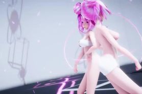 Japanese Hentai MMD the 3D cartoon cuties dancing