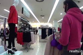 Flawless czech girl was teased in the hypermarket and banged in pov