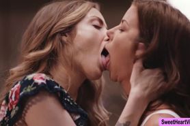 MILF Alexis Fawx and Karla Kush enjoys having sex in the kitchen