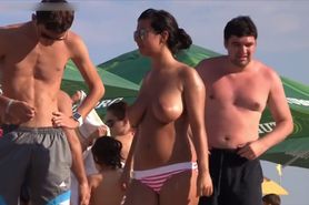 Topless Sunbathing on the Beach 3