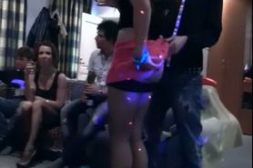 Student disco with group sex and the sea of sperm