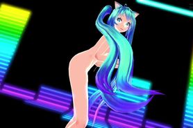 MMD Neko Hatsune Miku (Call On Me) (Nude) (Submitted by StikyStick)