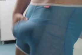 fuckxboys jerks in sheer underwear