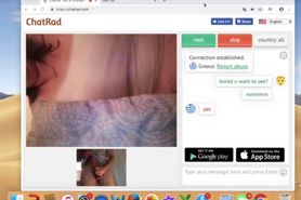 Cumming on Omegle for Big Tits