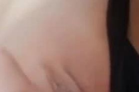 Close up shaved teen pussy