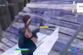 Fortnite Pathfinder Fucks other players while 1v1 is in Progress