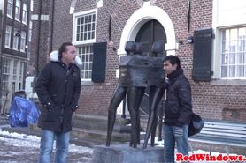 Dutch prostitute cummed on in holland