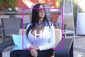 Hardcore Fuck by the Pool with Top-Heavy Big Tits Model Sybil Stallone