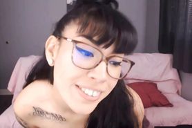 Sweet Latin lady Jade in glasses banged a pussy