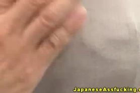 Nippon japanese slut gets ass fingered
