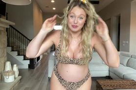 Youtube Iskra Swimwear Try On Haul 8 Months Pregnant By BBC