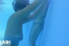 Underwater Nipple oops