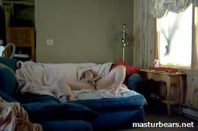 Canadian Nurse Abigail Masturbates watching porn