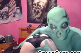 Cosplay Couple Roleplay Aliens on Webcam  crankcamscom
