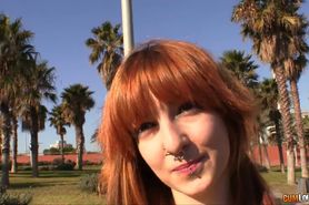 Redhead Spanish Got Drilled By Big Cock