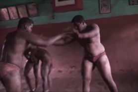 Kushti Wrestling?How to fight a man with big ass…Morning Practice in India