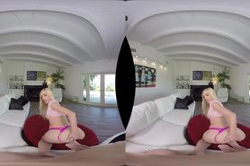 Blonde gets fucked in vr