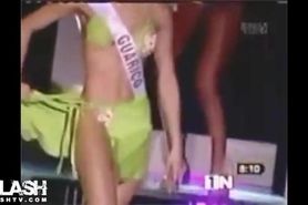 Oops - Beauty Contestant Exposed on Live TV