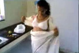 tamil show boobs in kitchen - video 1