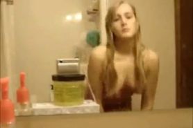 Tiffany - Cute Blond Teen Chick Stripping