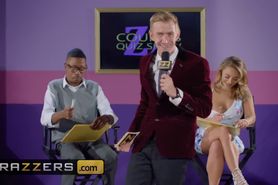 Brazzers - Danny D makes hot blonde Liza Del cuck her black boyfriend