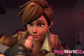 Overwatch 3D Beautiful Heroes Gets Pussy Pounded by a Huge Dick