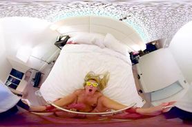 Blonde Spinner Gets Her ASS POUNDED & RIPPED APART in VR 360 HD!