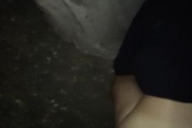 I bend over young 20 yo gf outside by the river
