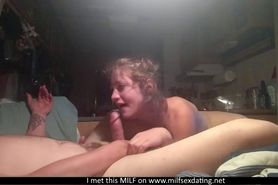 Hot blowjob by a MILF from Milfsexdating Net