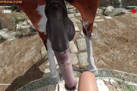 Lara With Horse