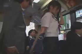 japanese girl on bus-by PACKMANS
