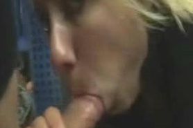 Blowjobs & Oral Sex - Germans fuck on a Train blow job ass, BJ, blowjob