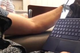 Cum for Teen in Coffee Shop