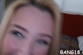 Thrilling fuck for a petite teen