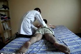 Guy gets a massage and handjob
