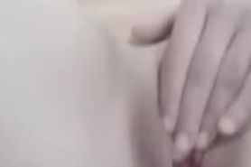 Big tits and shaved pussy mastrubation