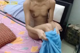 Fucked by indian big brother after bath