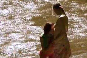 two sexy lebians in the river - video 22