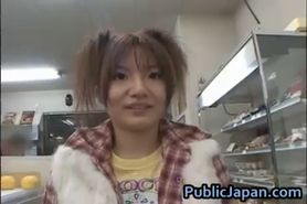 Miku Tanaka Hot Asian doll likes public part2