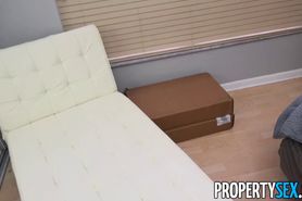 PropertySex - Sexy slim Puerto Rican tenant fucks American landlord